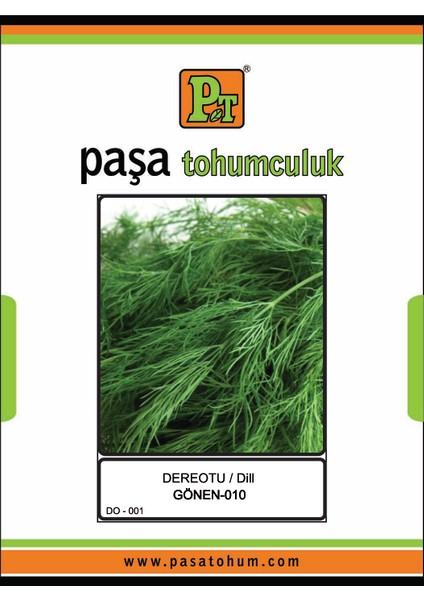 Paşa Tohumculuk Gönen 010 Dereotu Tohumu 1 kg