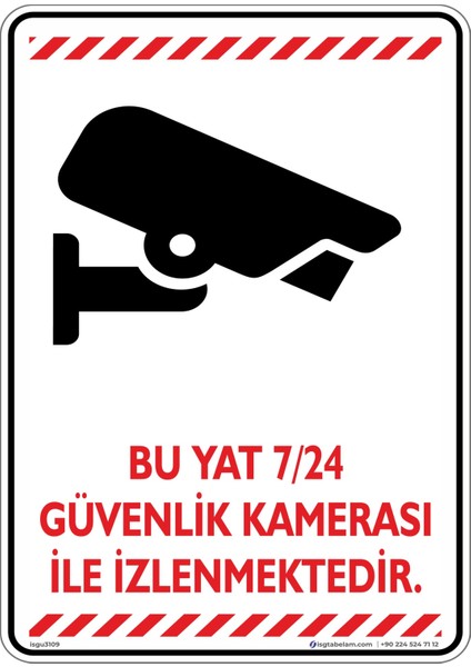 Bu Yat 7/24 Güvenlik Kamerası ile İzlenmektedir./v4