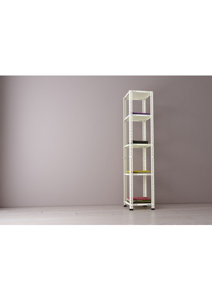 43x43x150 Cm Krem Çok Amaçlı Raf - Gardırop