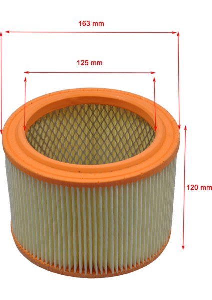 Peugeot Partner 1.8 D, 1.9 D 1996-2002 Hava Filtresi Kısa Tip fiyatları