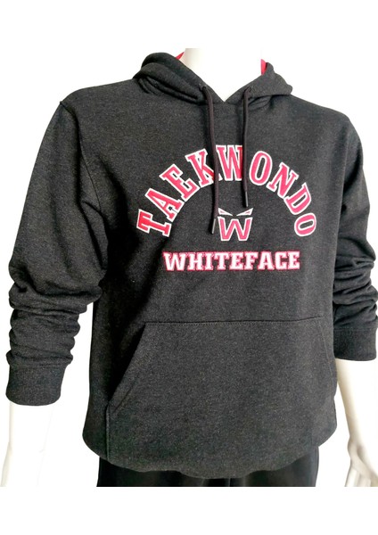 Taekwondo Kapüşonlu Sweatshirt (Antrasit)