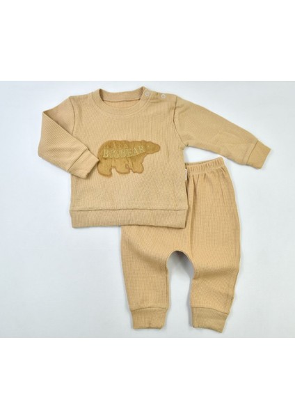 3439bg Bebek Bigbear Bej Eşofman Takımı