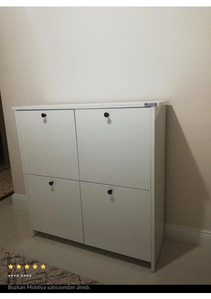 % 100 Mdflam Beyaz Cube(Üstü Beyaz ) Ayakkabılık Country Ayakkabılık Country Yeni Cubeayakkblk Cube Byz-Byz