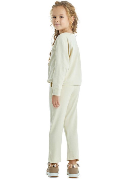 Kız Çocuk Sweatshirt 60210 - Bej fiyatları