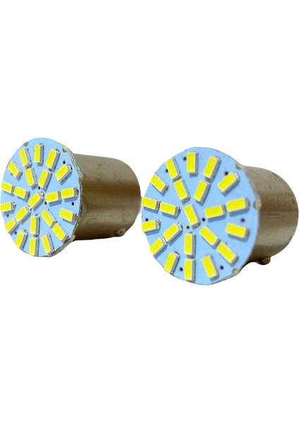 18 Led'li Tek Duy LED (93 Tip)Ampul Stop, Sinyal, Geri Vites Aydınlatma turuncu