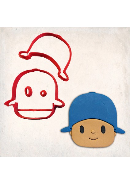Pocoyo Detay Kurabiye Kalıp Seti 4’lü