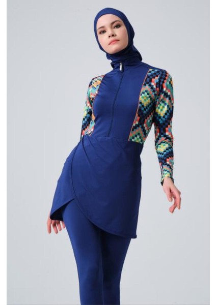 Dalga Anvelop Etekli Tesettür Mayo fiyatları