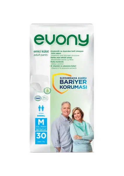 Emici Hasta Külodu Medium 30X3 90 Adet