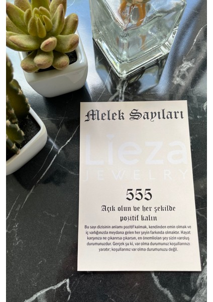 Kadın 925 Ayar Gümüş 555 Melek Sayıları Kolye fırsatları