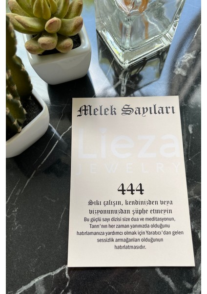 Kadın 925 Ayar Gümüş 444 Melek Sayıları Kolye fırsatları