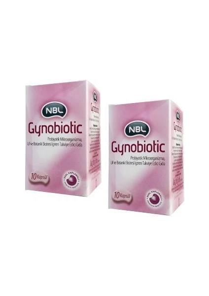 Gynobiotic 10 Kapsül 2'li