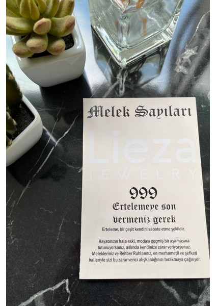 Kadın 925 Ayar Gümüş 999 Melek Sayıları Kolye fırsatları