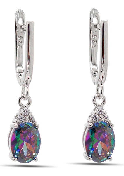 Mistik Topaz Taşlı 925 Ayar Gümüş Üçlü Set 201021907 fırsatları