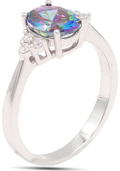 Mistik Topaz Taşlı 925 Ayar Gümüş Üçlü Set 201021907 indirimleri