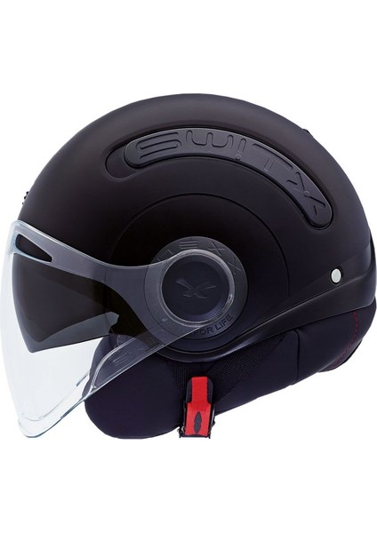 Sx.10 Mat Siyah Kask