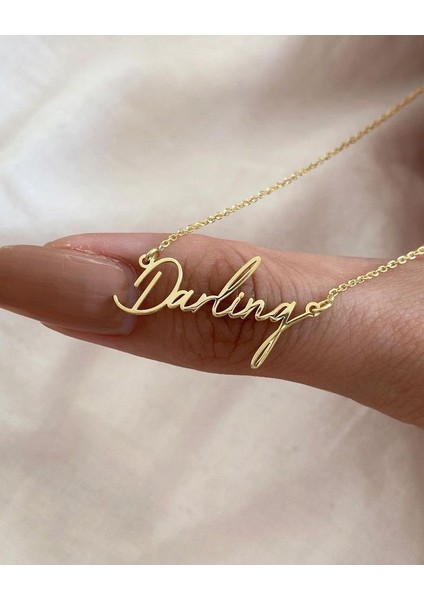 925 Ayar Gümüş Darling Kolye