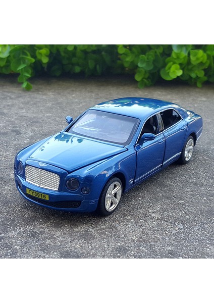 1:32 Bentley Moussaint Alloy Araba Modeli 6-Araba Simulasyon Metal Araba Modeli Acousto-Optik Echo Oyuncak Araba Accesörleri (Yurt Dışından)