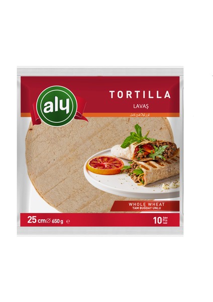 Lavaş Tortilla Tam Buğdaylı 10'lu 650 G