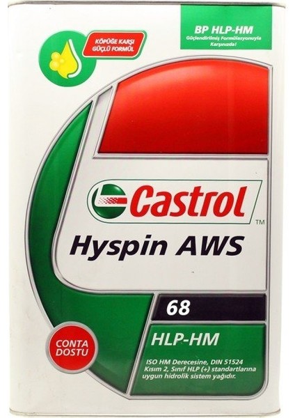 Hyspin Aws 68 18 Litre Hidrolik Yağı ( Üretim Yılı: 2022 )