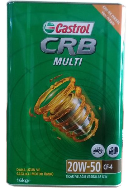 Crb Multi 20W-50 - 18 Litre Motor Yağ (Üretim Yılı 2022 )