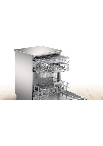 SMS4EMI60T Serie 4 Solo Bulaşık Makinesi 60 cm Gümüş Inox