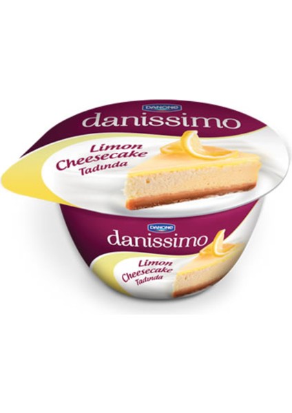 Danone Danissimo Limonlu ve Bisküvili Yoğurt 125 G