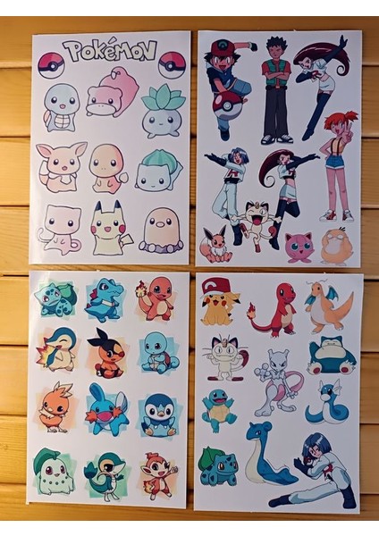 Pokemon Etiket Sticker