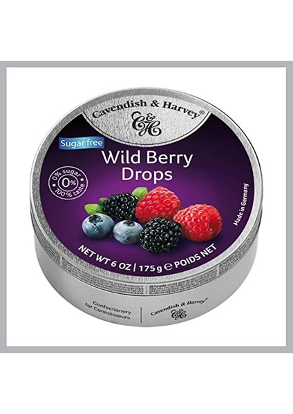 Cavendish & Harvey Sugar Free Wild Berry 175 gr