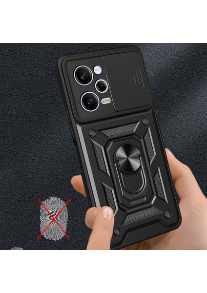 Poco X5 Pro 5g Yüzük Zırh Pencereyi Itin Cep Telefonu Kılıfları (Yurt Dışından)