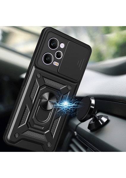 Poco X5 Pro 5g Yüzük Zırh Pencereyi Itin Cep Telefonu Kılıfları (Yurt Dışından)