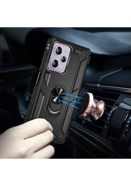 Poco X5 Pro 5g Metal Yüzük Zırh Anti -Düşme Cep Telefonu Kılıfları (Yurt Dışından) indirimleri