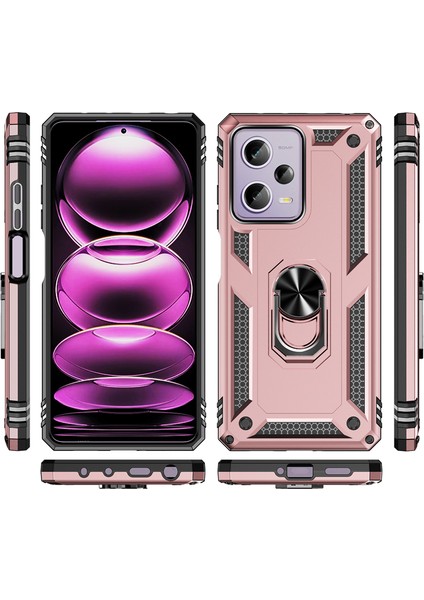 Poco X5 Pro 5g Metal Yüzük Zırh Anti -Düşme Cep Telefonu Kılıfları (Yurt Dışından) fiyatları