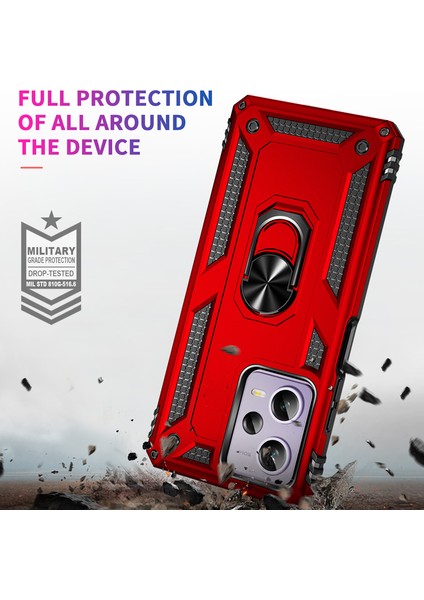 Poco X5 Pro 5g Metal Yüzük Zırh Anti -Düşme Cep Telefonu Kılıfları (Yurt Dışından) modelleri