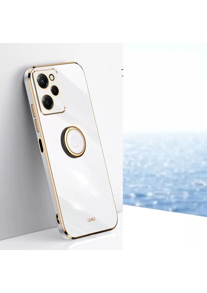 Poco X5 Pro 5g 6d Kaplama Düz Taraf Yüzük Cep Telefonu Kılıfları (Yurt Dışından)
