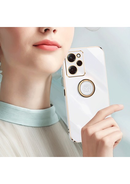 Poco X5 Pro 5g 6d Kaplama Düz Taraf Yüzük Cep Telefonu Kılıfları (Yurt Dışından)
