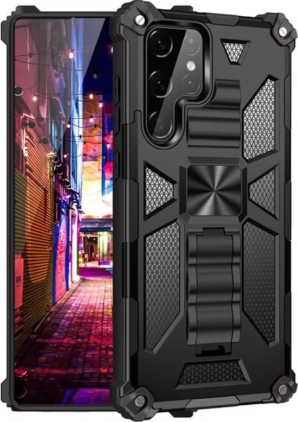For Samsung Galaxy S22 Ultra Ağır Koruma Zırh Cep Telefonu Kılıfları (Yurt Dışından)