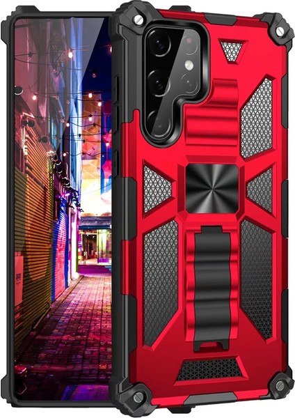 For Samsung Galaxy S22 Ultra Ağır Koruma Zırh Cep Telefonu Kılıfları (Yurt Dışından)