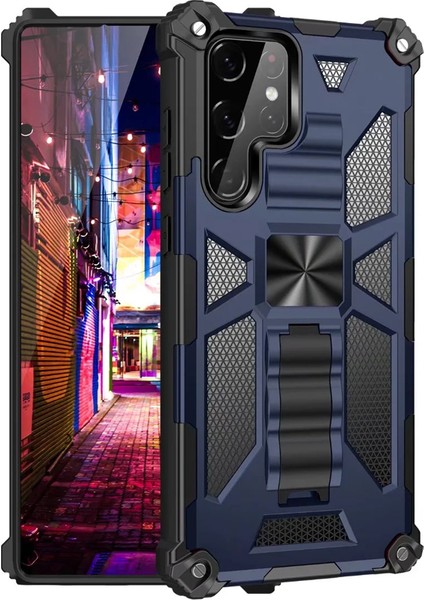 For Samsung Galaxy S22 Ultra Ağır Koruma Zırh Cep Telefonu Kılıfları (Yurt Dışından)