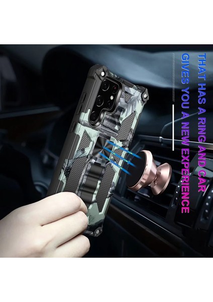 For Samsung Galaxy S22 Ultra Ağır Koruma Kamuflaj Zırh Cep Telefonu Kılıfları (Yurt Dışından) indirimleri
