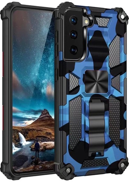 For Samsung Galaxy S22 Ağır Koruma Kamuflaj Zırh Cep Telefonu Kılıfları (Yurt Dışından)