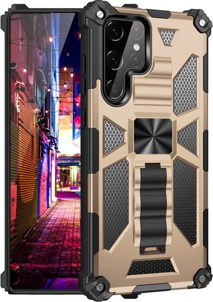 For Samsung Galaxy S21 Ultra Ağır Koruma Zırh Cep Telefonu Kılıfları (Yurt Dışından)