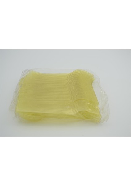 Plastik Çatal Sarı 100 Adet