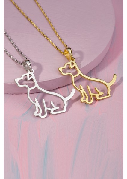 Kadın 925 Ayar Gümüş Köpek Kolye fiyatları