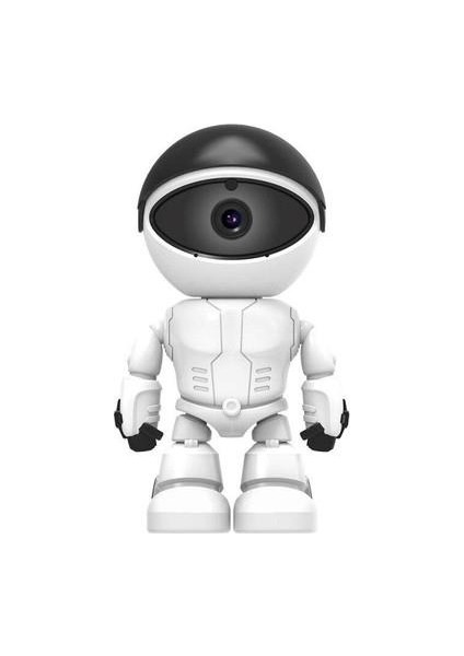1080p Robot Görünümlü Bebek Bakıcı Wifi IP Güvenlik Kamerası Kablosuz Gece Görüşlü