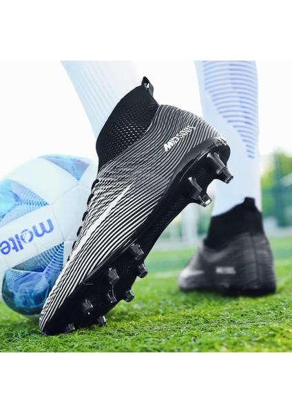 Profesyonel Erkek Futbol Ayakkabısı - Siyah (Yurt Dışından)