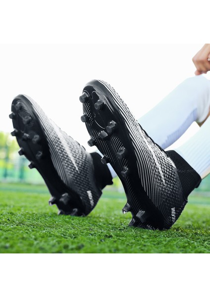 Profesyonel Erkek Futbol Ayakkabısı - Siyah (Yurt Dışından)