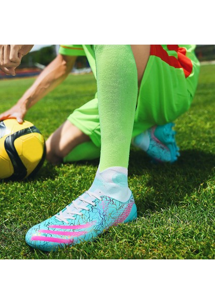 Profesyonel Erkek Futbol Ayakkabısı - Mavi (Yurt Dışından)