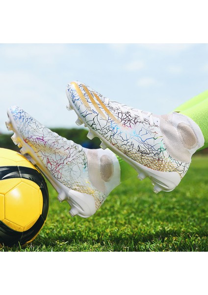 Profesyonel Erkek Futbol Ayakkabısı - Beyaz (Yurt Dışından) indirimleri