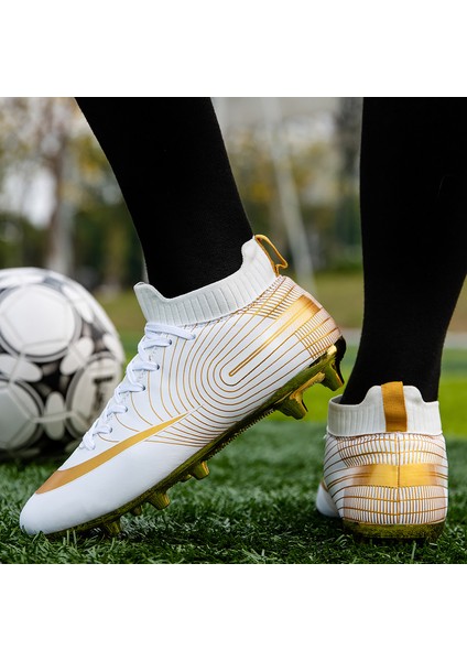 Profesyonel Erkek Futbol Ayakkabısı - Beyaz (Yurt Dışından) indirimleri