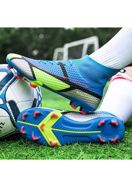 Profesyonel Erkek Futbol Ayakkabısı - Mavi (Yurt Dışından)